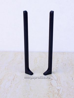 Заглушка алюмин. для ПЛ80 черный/муар (пара)