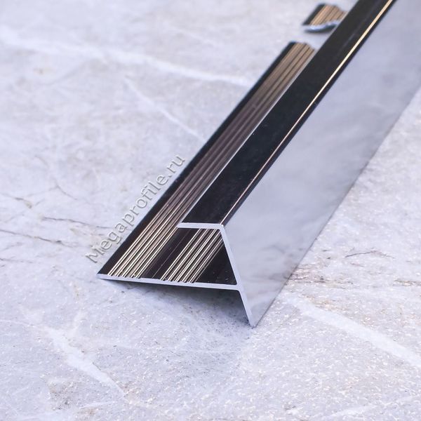 Алюминиевый F-образный профиль 8мм ПФ08