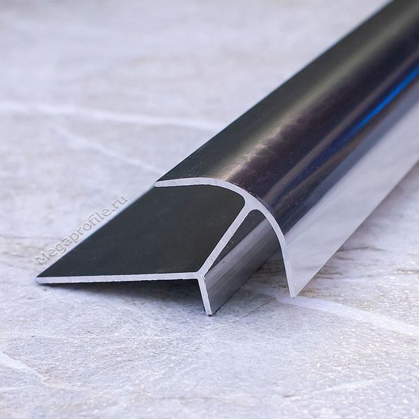 Алюминиевая раскладка для плитки 12мм ПА12/12