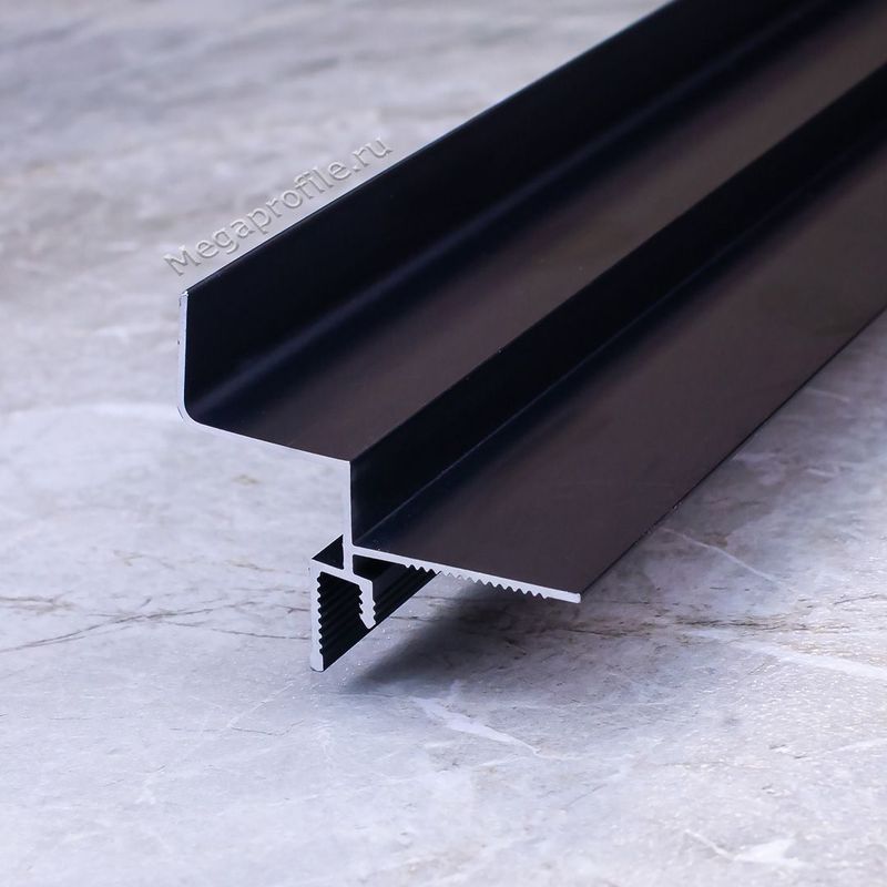 Плинтус теневой потолочный ПТП02