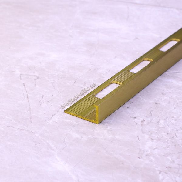 Латунный Г-образный профиль 8мм ЛГ8