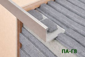 Алюминиевый Г-образный профиль 8мм ПА-Г8