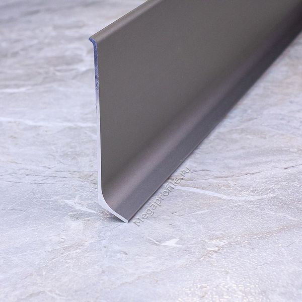 Плинтус напольный алюминиевый 80мм ПЛ80