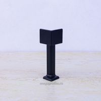 Угол наружный алюмин. для ТП60 LED черный/матовое