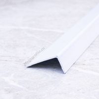 Алюмин. уголок 10/20 без отверстий УА20 белый/муар 2,7м, шт.