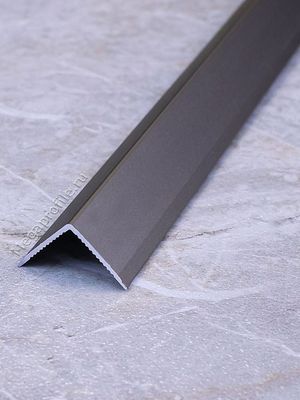 Алюмин. уголок без отверстий У10 шампань/матовое 2,7м, шт.