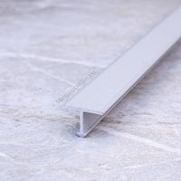 Алюмин. Т-обр. профиль Т13 светло-серый/муар 2,7м, шт.