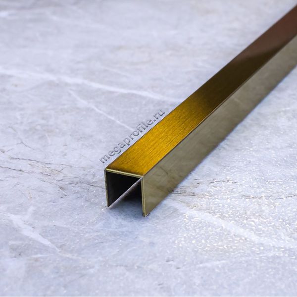 П-образный профиль из нержавеющей стали 10/10мм СтП10/10