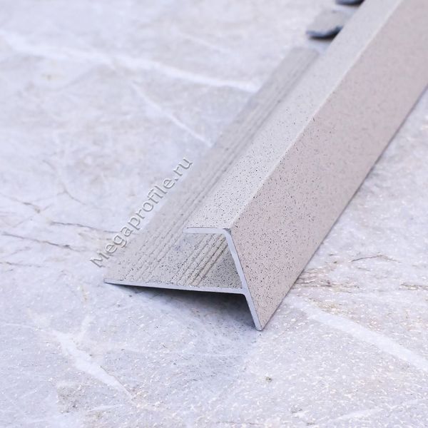 Алюминиевый F-образный профиль 8мм ПФ08