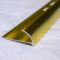 Алюмин. нар. профиль ПА09 золото/глянец 2,7м, шт.