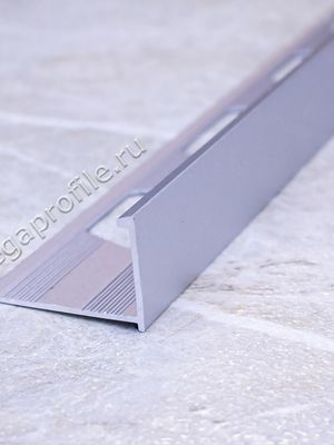 Алюмин. Г-обр. профиль ПА-Г12/1 серебро/матовое 2,7м, шт.