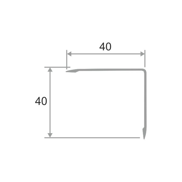 Алюмин. угол У40