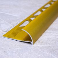 Алюмин. нар. профиль ПА09 золото/матовое 2,7м, шт.