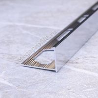 Алюмин. Г-обр. профиль ПА-Г10/1 серебро/глянец 2,7м, шт.