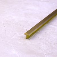 Латунный брашированный Т-образный профиль ЛТ10 для напольных покрытий
