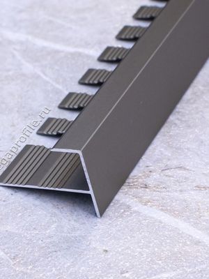 Алюмин. F-обр. профиль ПФ08 шампань/матовое 2,7м, шт.