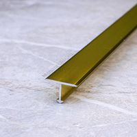 Алюмин. Т-обр. профиль Т10 золото/глянец 2,7м, шт.