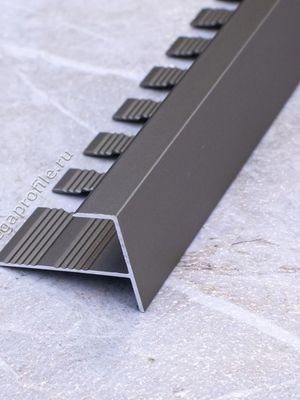 Алюмин. F-обр. профиль ПФ10 шампань/матовое 2,7м, шт.