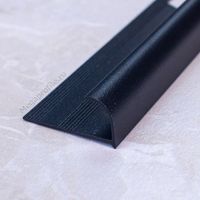 Алюмин. нар. профиль ПА12 черный/муар 2,7м, шт.