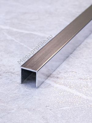 Алюмин. П-обр. профиль П12/12 серебро/глянец 2,7м, шт.