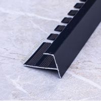 Алюмин. F-обр. профиль ПФ08 черный/муар 2,7м, шт.