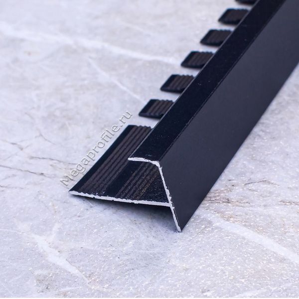 Алюминиевый F-образный профиль 8мм ПФ08