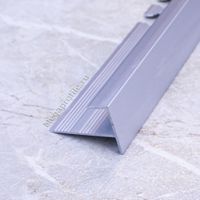 Алюмин. F-обр. профиль ПФ08 серебро/матовое 2,7м, шт.