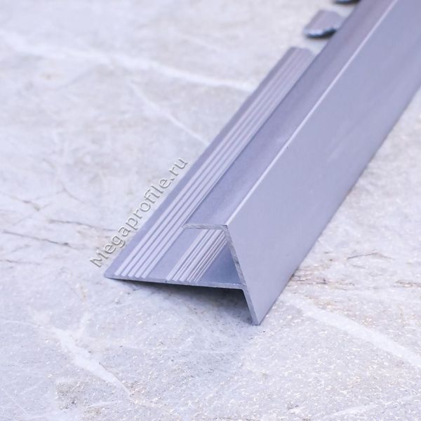 Алюминиевый F-образный профиль 8мм ПФ08