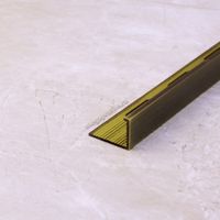 Латунный античная бронза Г-образный профиль ЛГ12 под керамическую плитку