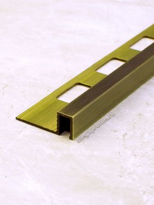 Латунный античная бронза профиль ЛП10/8 для защиты и облицовки