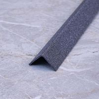 Алюмин. уголок без отверстий У10 серый/муар 2,7м, шт.