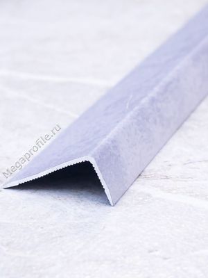 Алюмин. уголок 10/20 без отверстий УА20 бетон-светлый/муар 2,7м, шт.