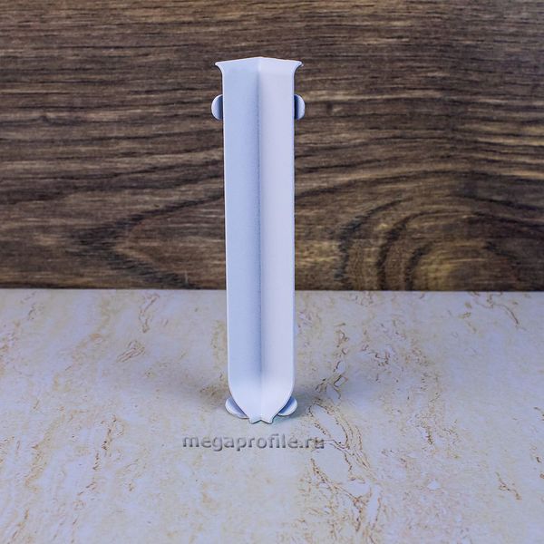 Угол внутренний для алюминиевого плинтуса 80мм ПЛ80-УВ