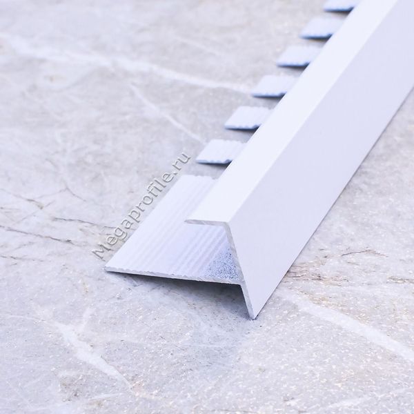 Алюминиевый F-образный профиль 8мм ПФ08