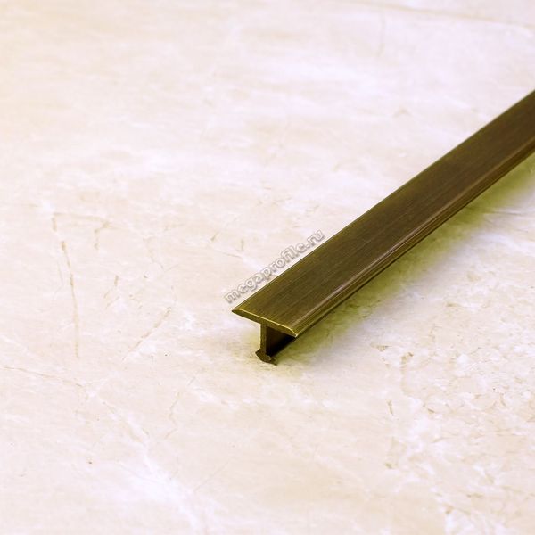 Латунный Т-образный профиль 13мм ЛТ13