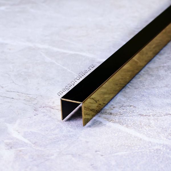 П-образный профиль из нержавеющей стали 10/10мм СтП10/10