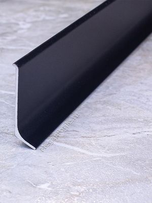 Плинтус алюмин. ПЛ40 напольный черный/муар 2.5м, шт.