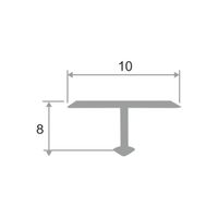 Алюмин. Т-обр. профиль Т10
