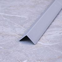 Алюмин. уголок без отверстий У10 светло-серый/муар 2,7м, шт.