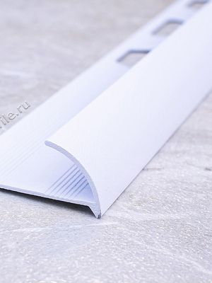 Алюмин. нар. профиль ПА08/1 белый/муар 2,7м, шт.