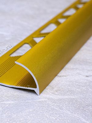 Алюмин. нар. профиль ПА08/1 золото/матовое 2,7м, шт.