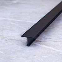 Алюмин. Т-обр. профиль Т10 черный/муар 2,7м, шт.