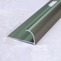 Алюмин. нар. профиль ПА10 бронза/матовое 2,7м, шт.