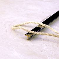 Латунный хромированный Т-образный профиль ЛТ13 для напольных покрытий