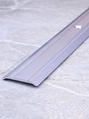Алюминиевый порог ПС25 серебро/матовое 2,7м, шт.