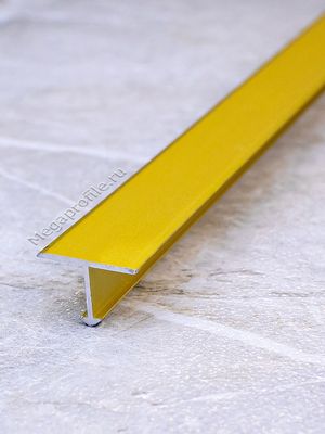 Алюмин. Т-обр. профиль Т13 золото/матовое 2,7м, шт.