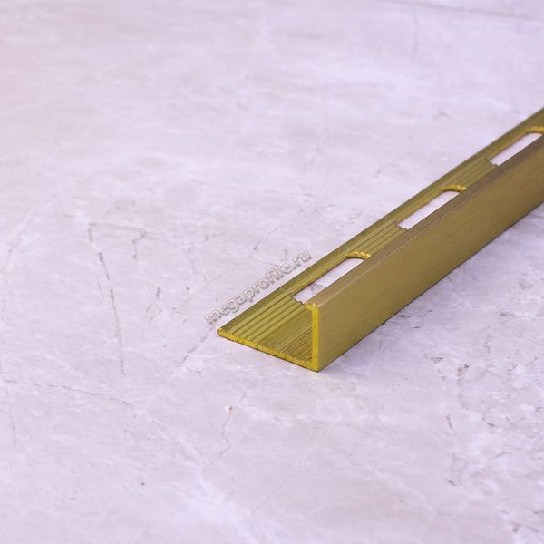 Латунный Г-образный профиль 12мм ЛГ12