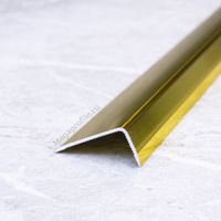 Алюмин. уголок 10/20 без отверстий УА20 золото/глянец 2,7м, шт.