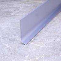 Плинтус алюми н. ПЛ40 напольный серебро/матовое 2.5м, шт.