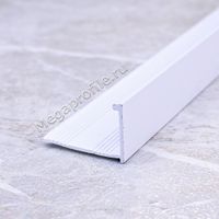 Алюмин. Г-обр. профиль ПА-Г8/1 белый/муар 2,7м, шт.